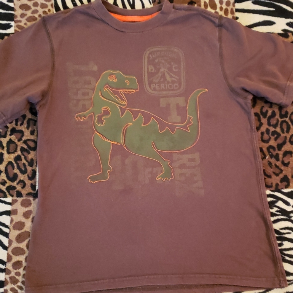 🟢Oshkosh B'gosh Boys Dinosaur Tee, sz 12 NWOT